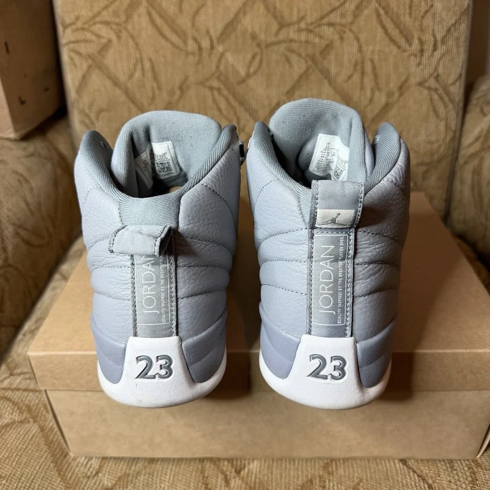 Jordan Air Jordan 12 Retro Stealth Cool Grey White CT8013-015 Men's size 10